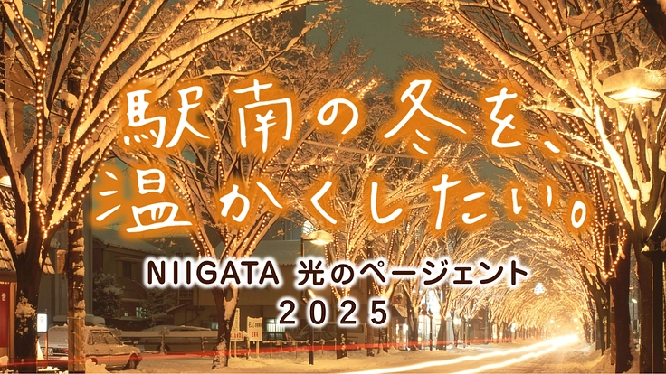 冬の輝きで皆の心を温めたい！NIIGATA光のページェント2025
