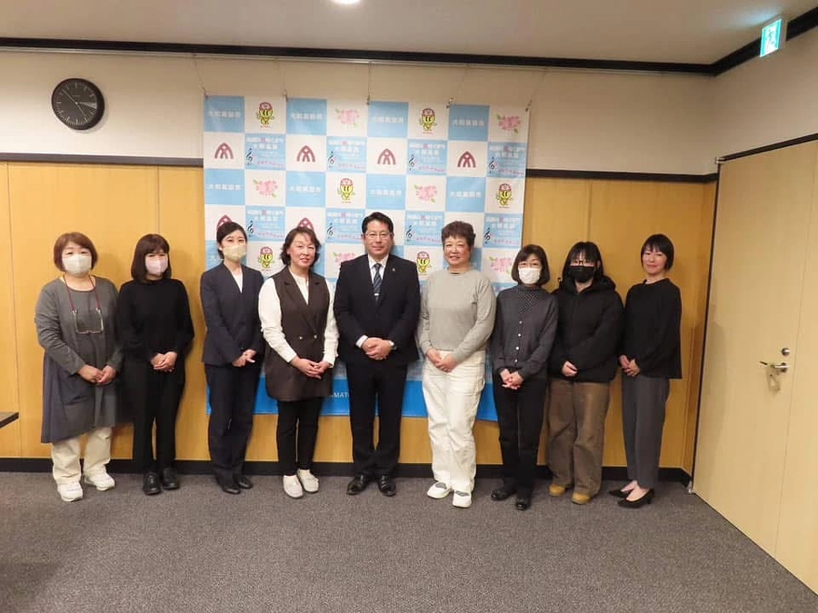 大和高田　堀内市長へ要望書届けました