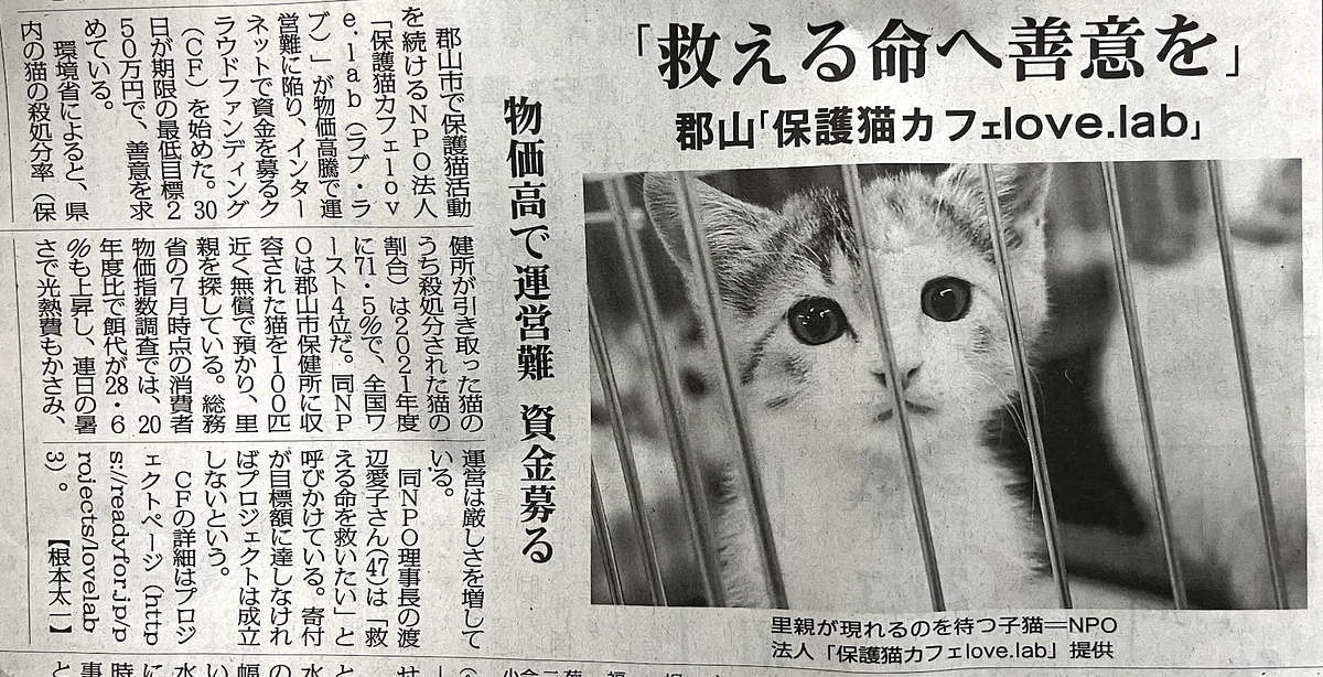 毎日新聞社様に取り上げて頂きました。
