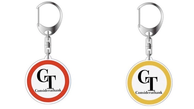 見えない思いやりを見える思いやりへ可視化するキーホルダー！