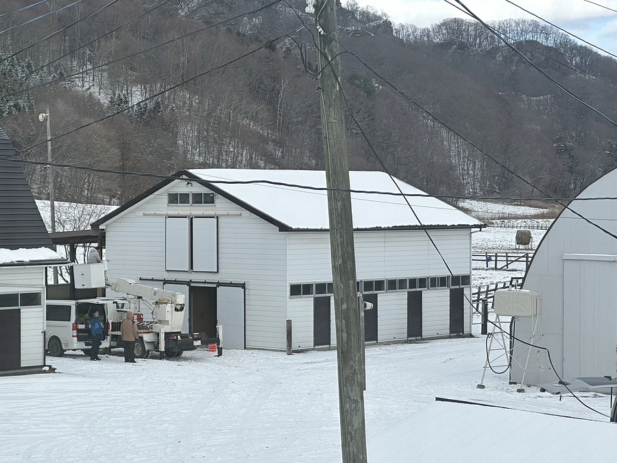急遽今日から工事が始まりました