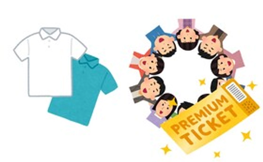 浪江町を盛りあげるヒーローになり隊ポロシャツ（ボランティア参加券）＋やきそばサミット当日ファストパス