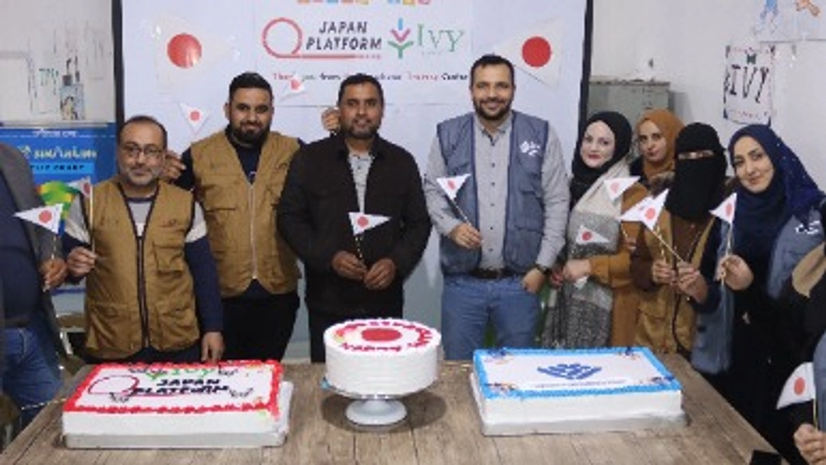 【シリア】職業訓練に参加している若者がケーキを作ってくれました