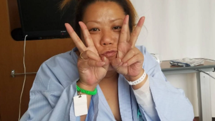 元気になって歩きたい！負けるな負けるな！大丈夫！