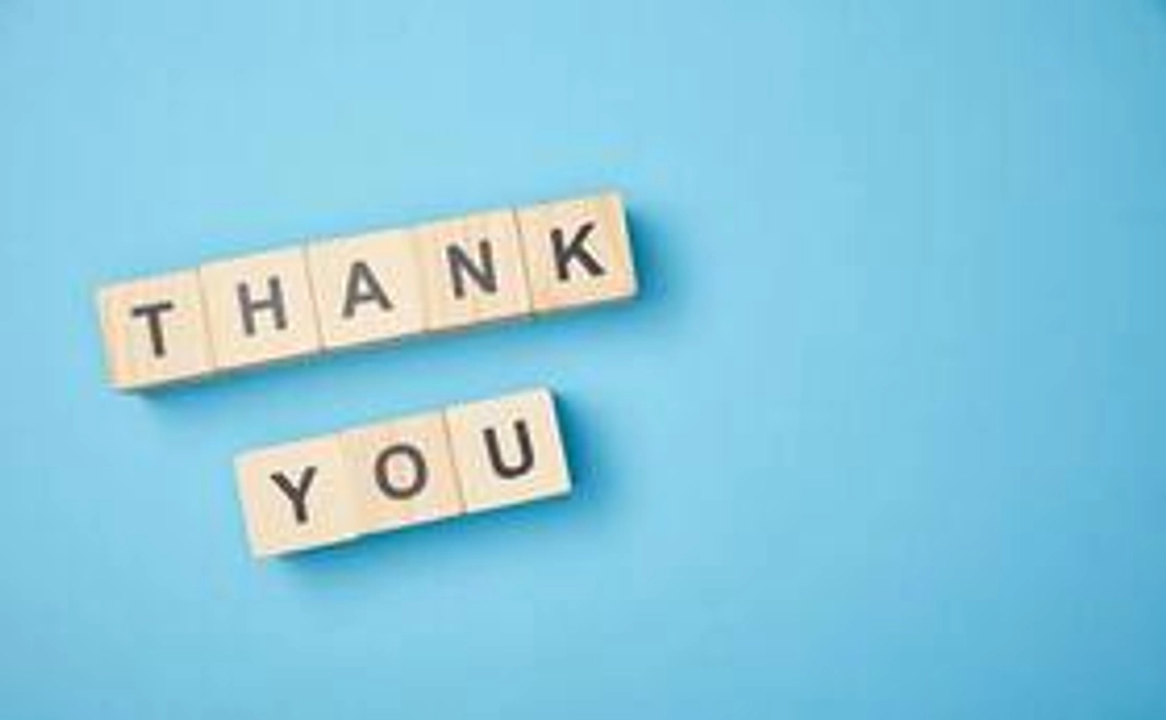 メールにて御礼でOKの心の優しい方