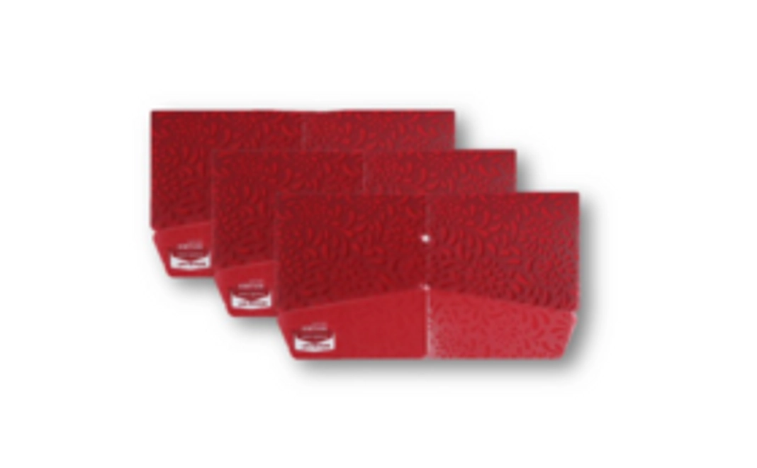 大人のマスクケース 赤色 3枚セット