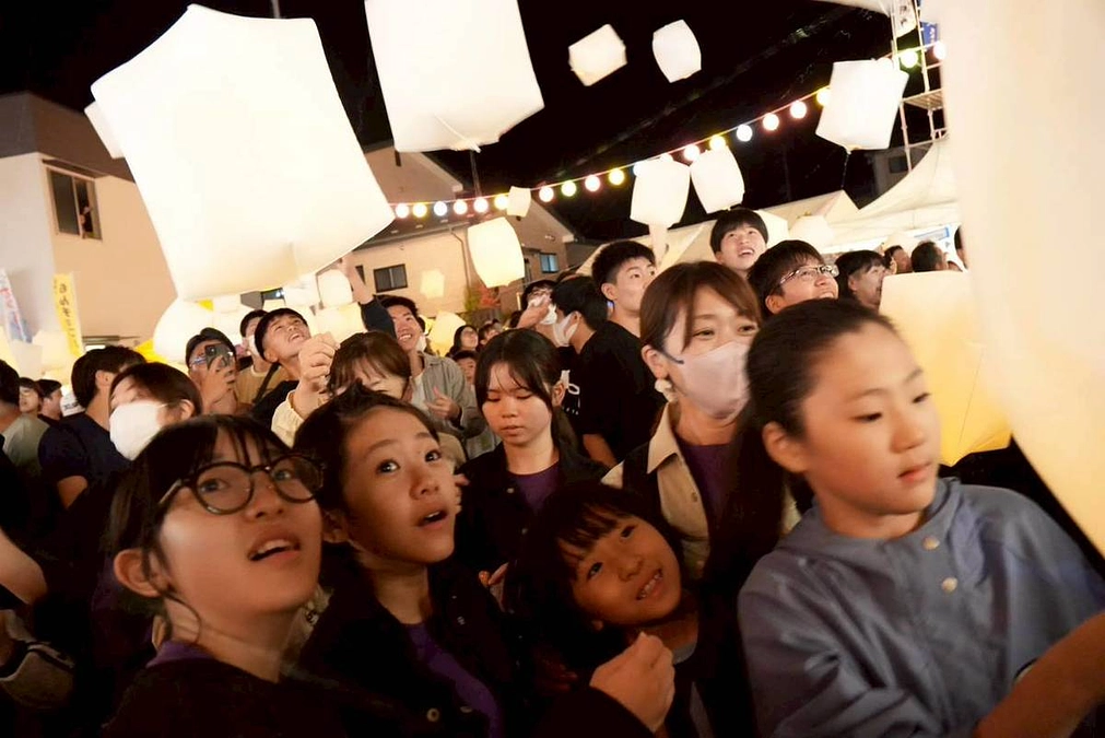 金勢祭り2025　枋ノ木神社遷座記念および金田一温泉開湯400年記念　スカイランタン打ち上げ！