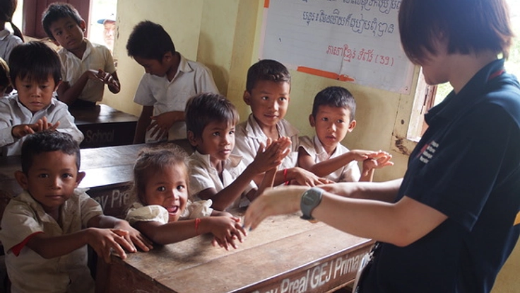 看護学生としてカンボジアで子どもの健康意識の向上を手伝いたい