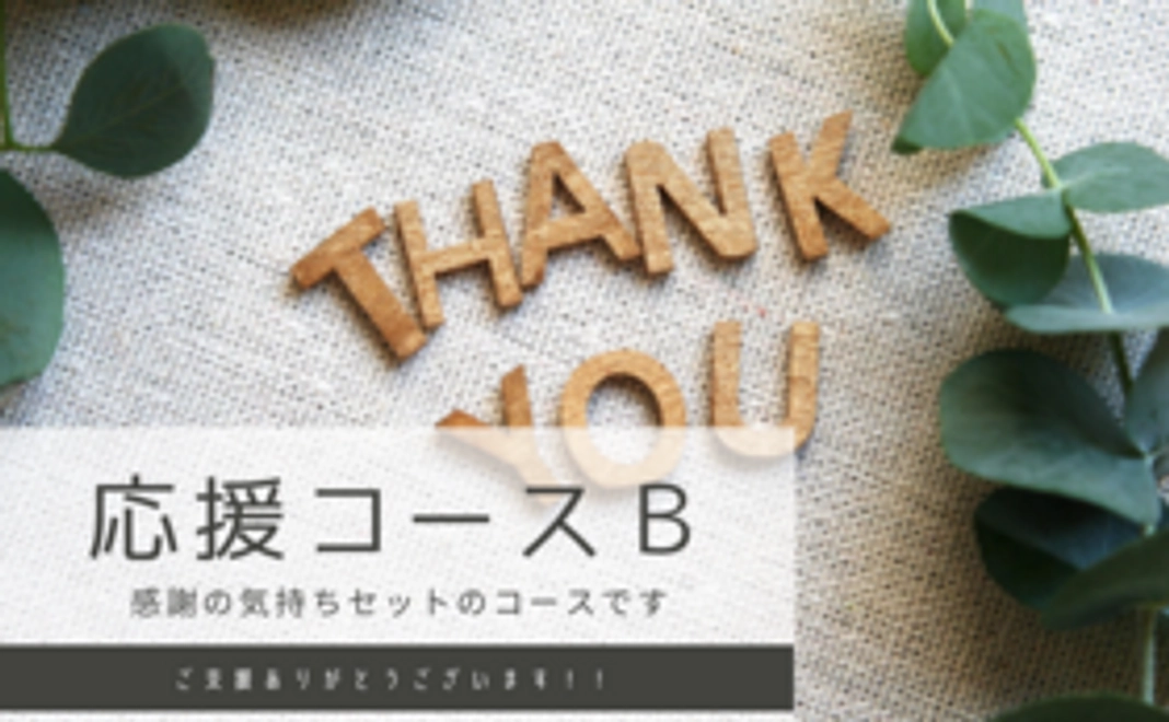 【ご支援に感謝】応援コースＢ（感謝の気持ちセット）