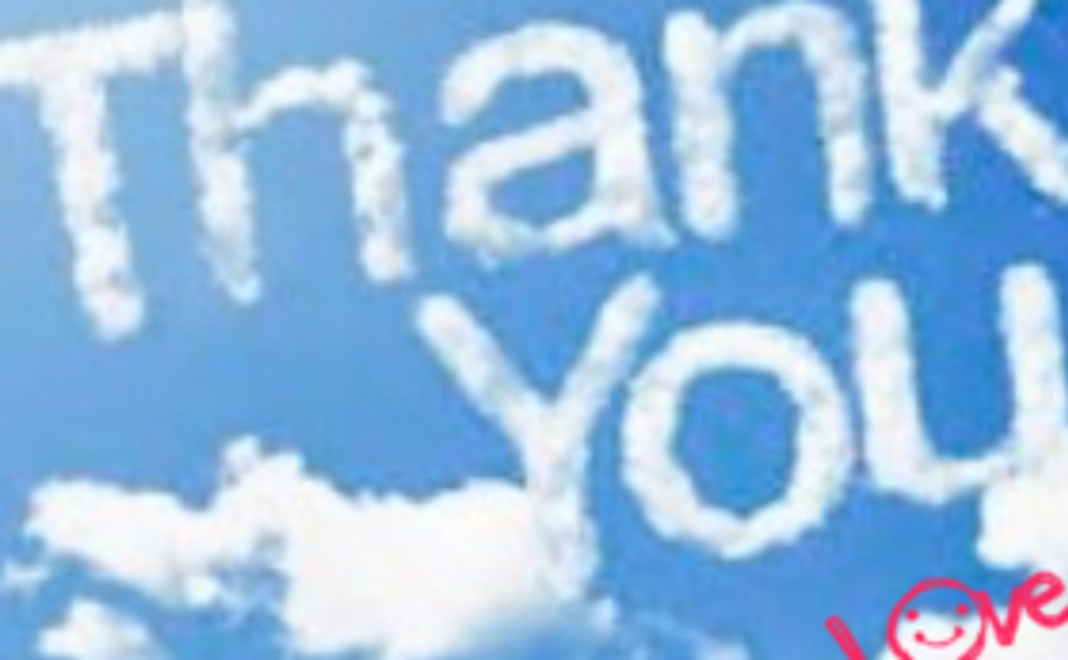 【大応援コース】自作のサンクスレター