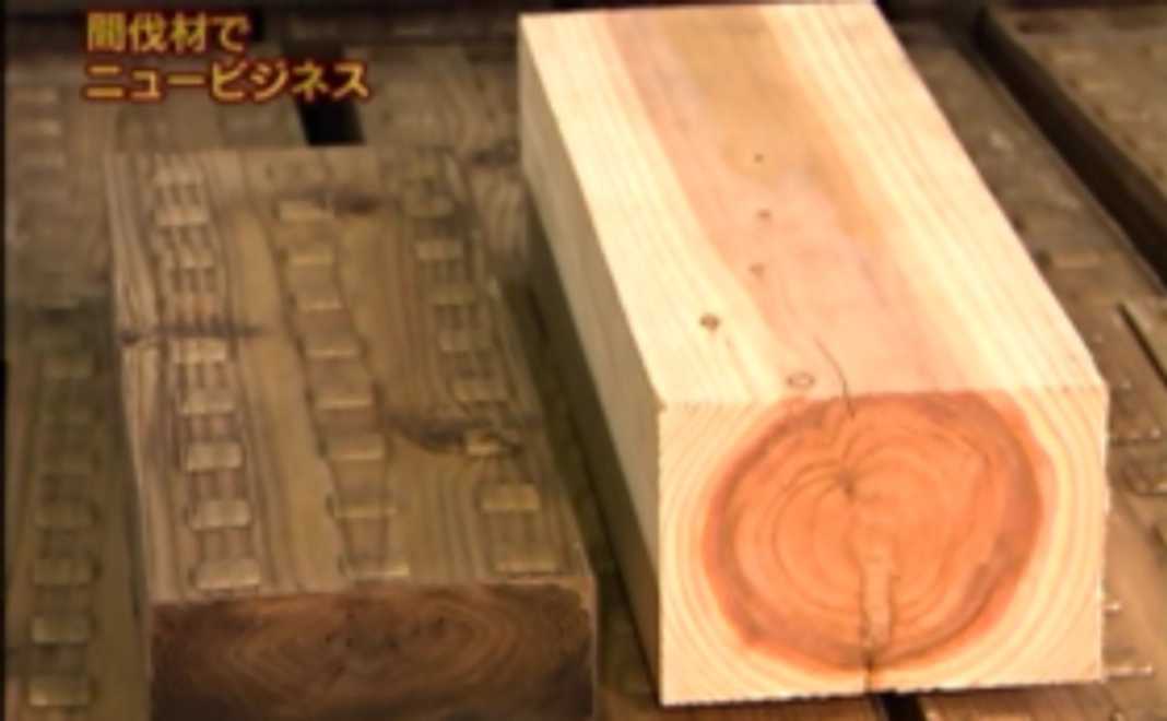 圧縮木材の実物をお送りします！