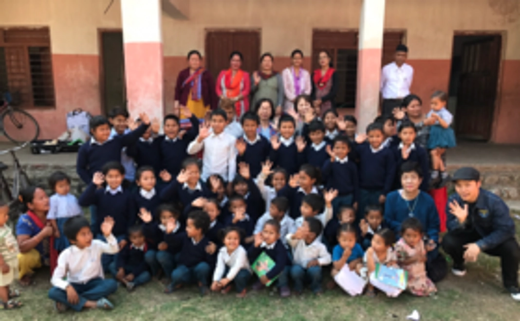 満腹になった子ども達の笑顔を見てください！