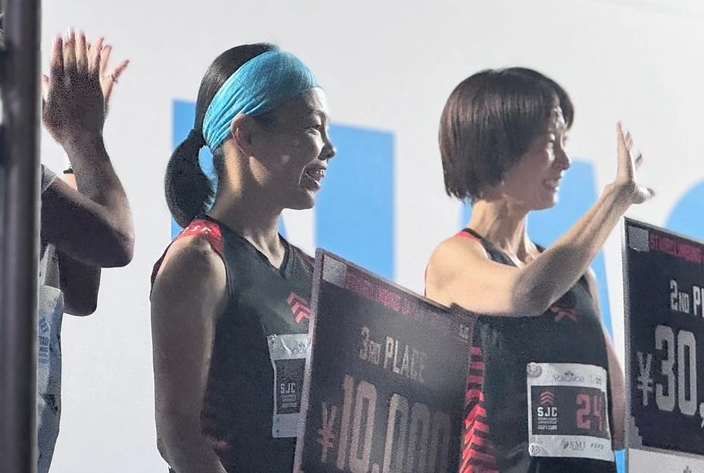 沢田愛里さん出場報告　5月25日　ステアクライミング中部電力みらいタワー 第3位