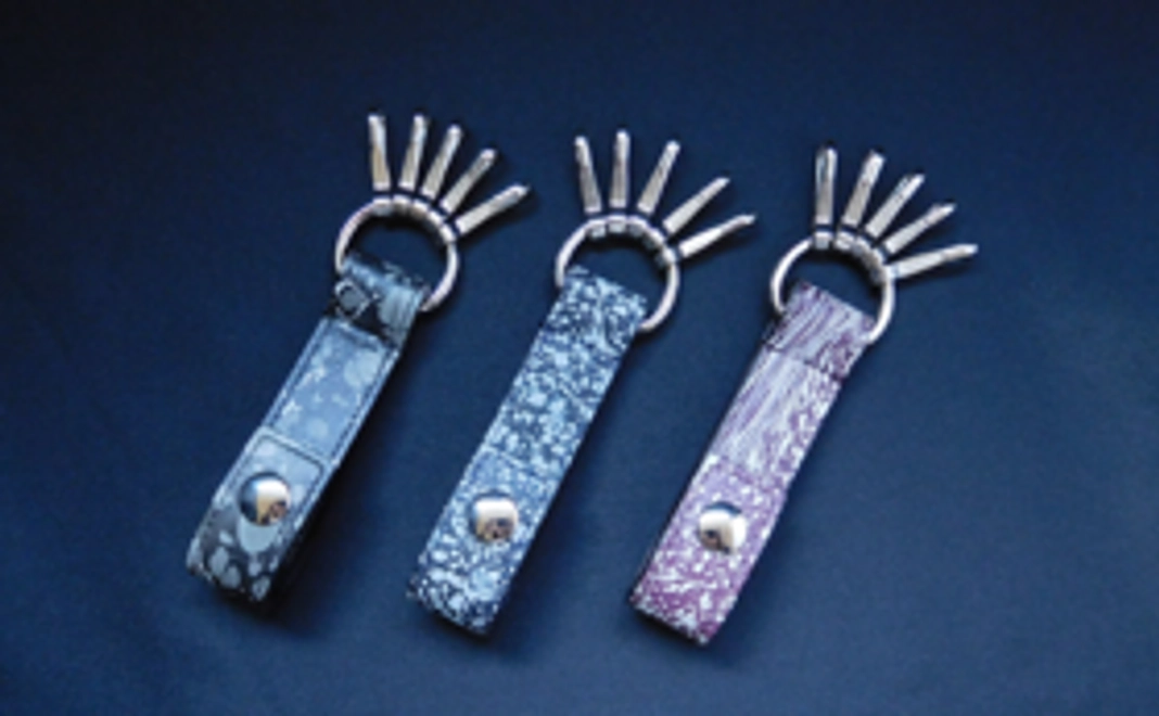 墨流し本革キーホルダー（先着30名様）