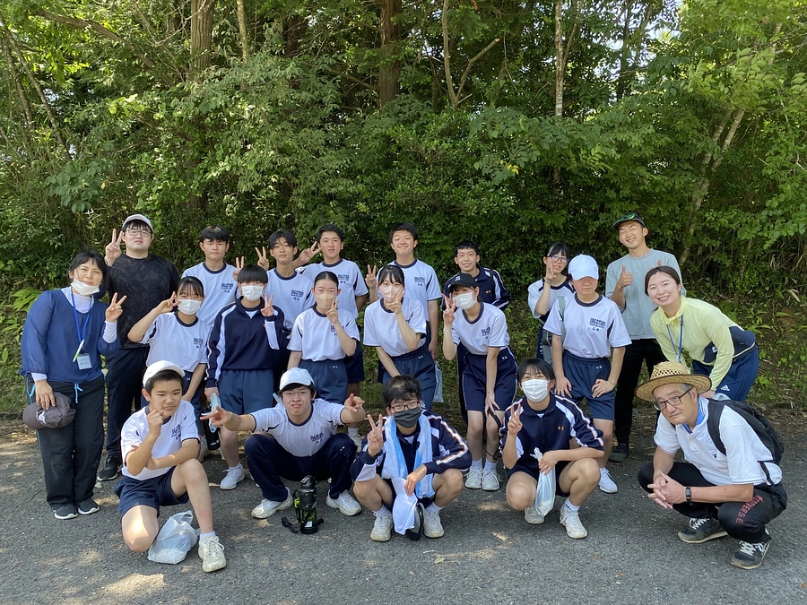 【活動報告②】地元の中学生のみなさんが手伝いに来てくれました