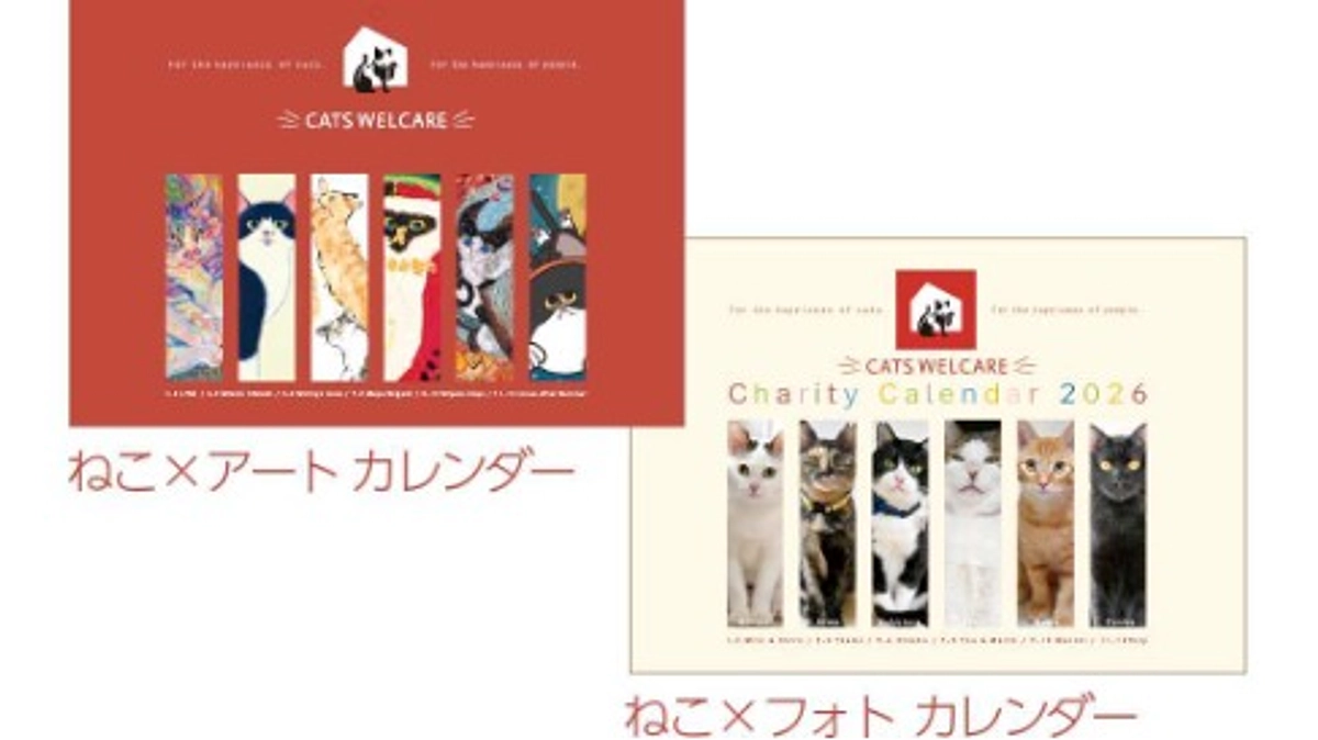 🐾2026年版・保護ねこ支援カレンダー店頭販売のお知らせ🐾 