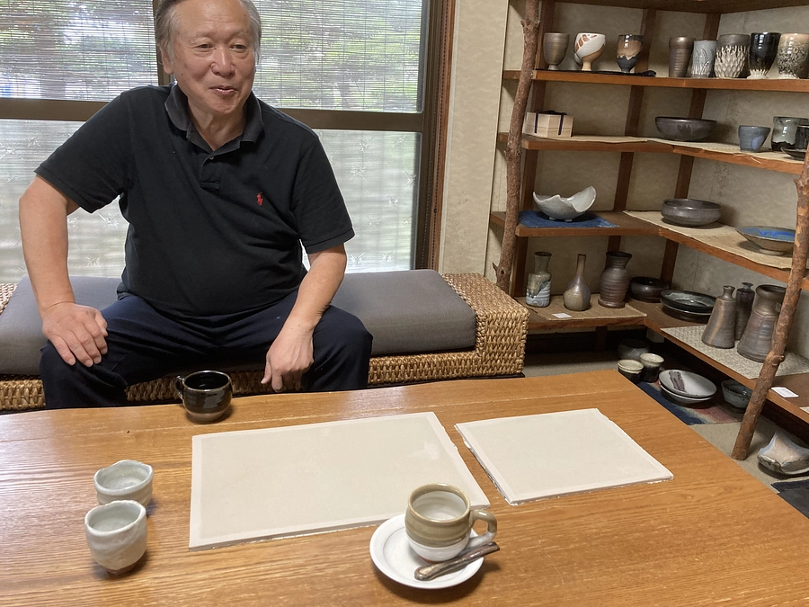 陶版の作成に取り掛かり始めました。