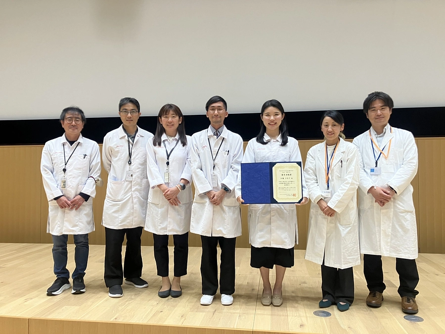 企業との共同研究成果が表彰されました