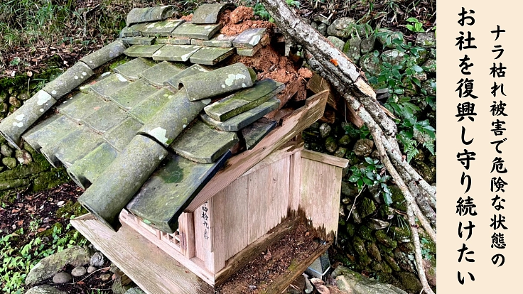 奈良・大師山寺｜倒木被害を受けた四国八十八ケ所のお社を復興したい！