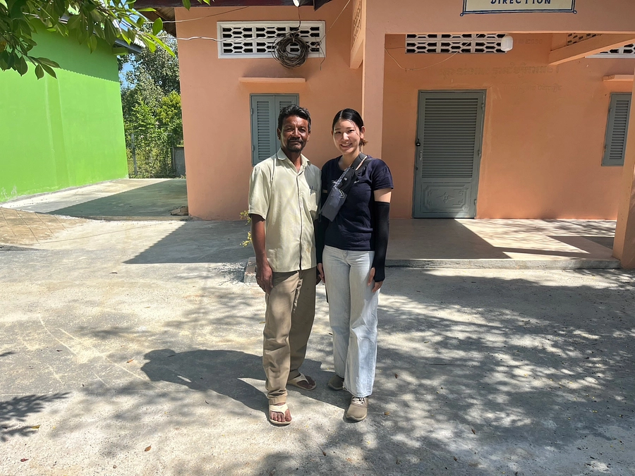 ボンクナー小学校の水道建設までの様子