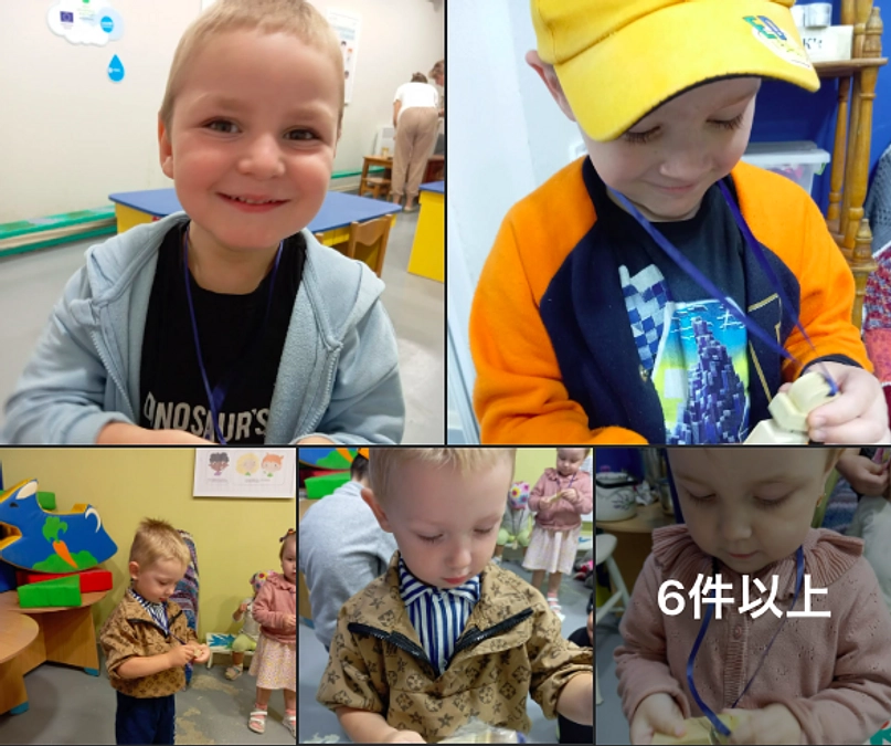 遊具支援。遊具は食料やホッカイロなどとは違い、一度届けたら長い間使ってもらえるというのがうれしい