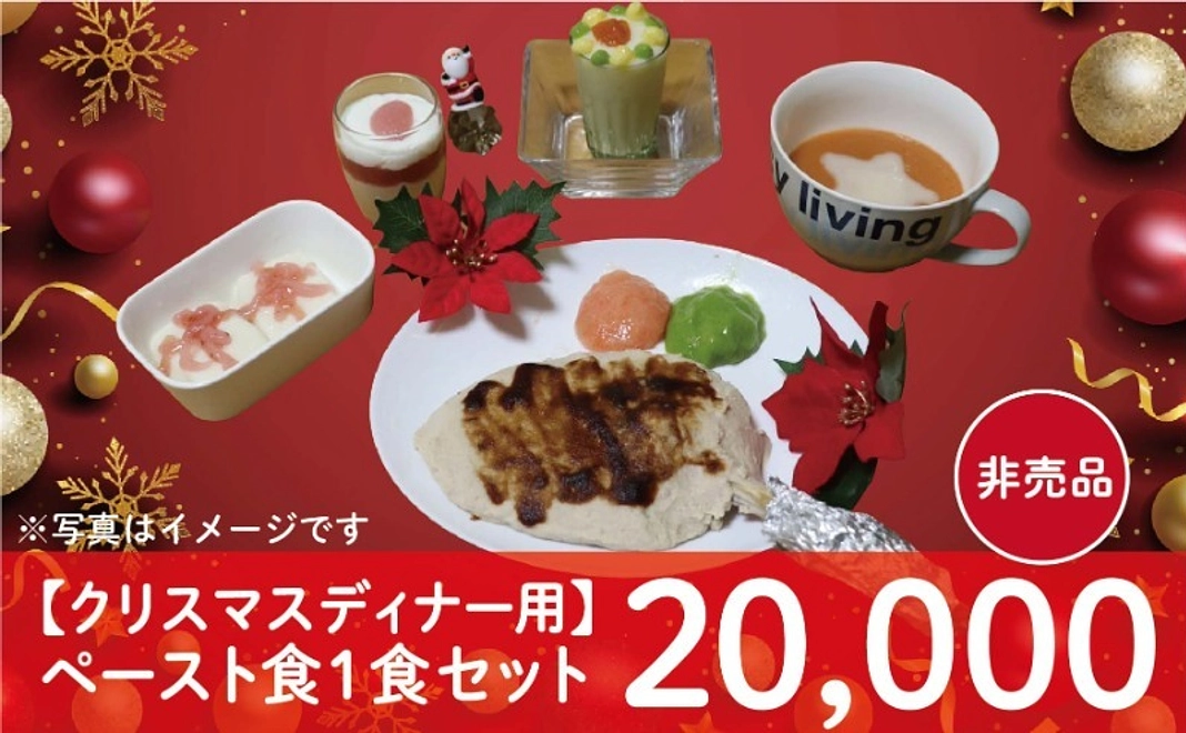 【クリスマスディナー用】ペースト食 1食セット（非売品）