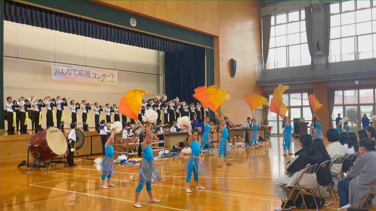 みんなで応援コンサートで演奏しました