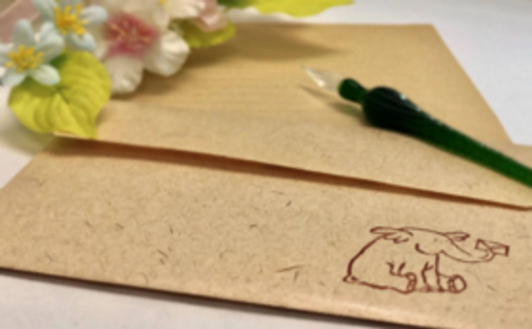 「ハネゾウ」入りサンクスレター