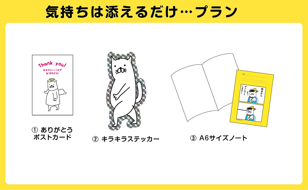 気持ちは添えるだけ…プラン