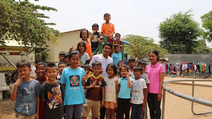 カンボジアの孤児院で暮らす子供たちに、未来への行動力を！