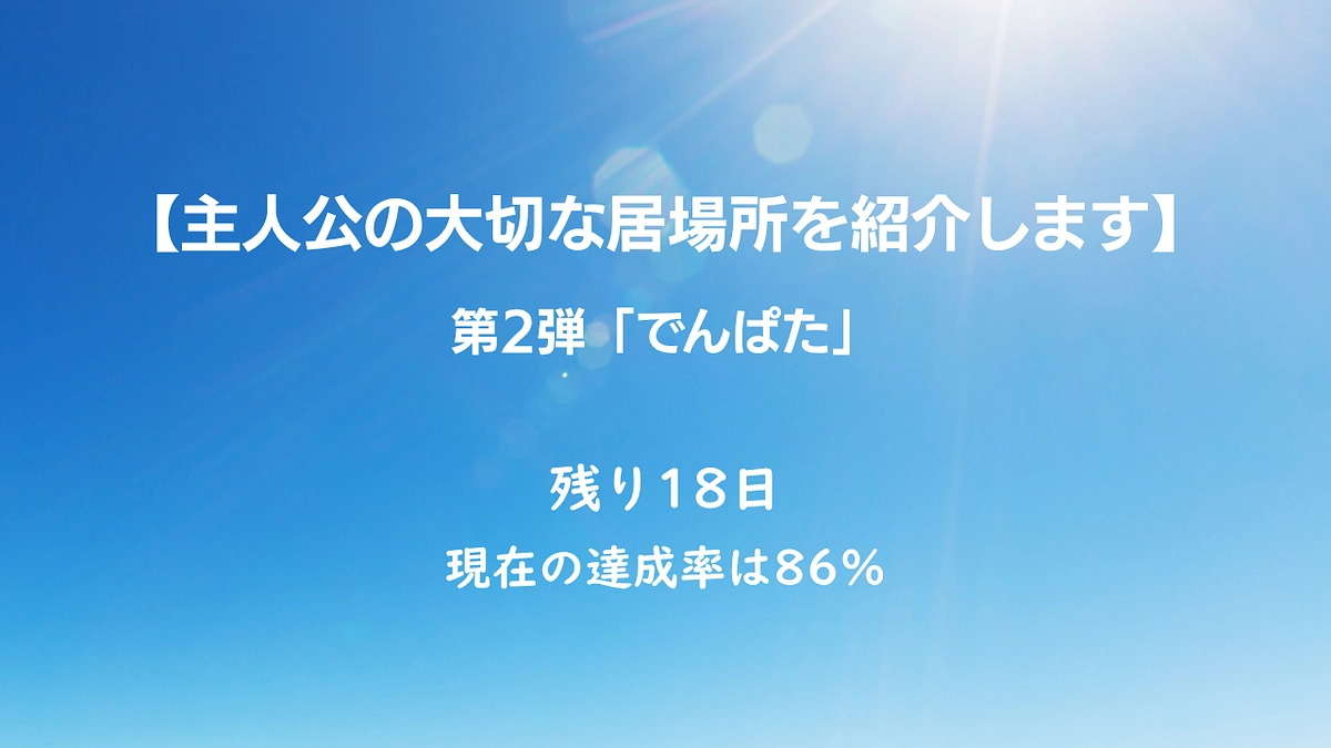 主人公が通っている事業所　第2弾「でんぱた」