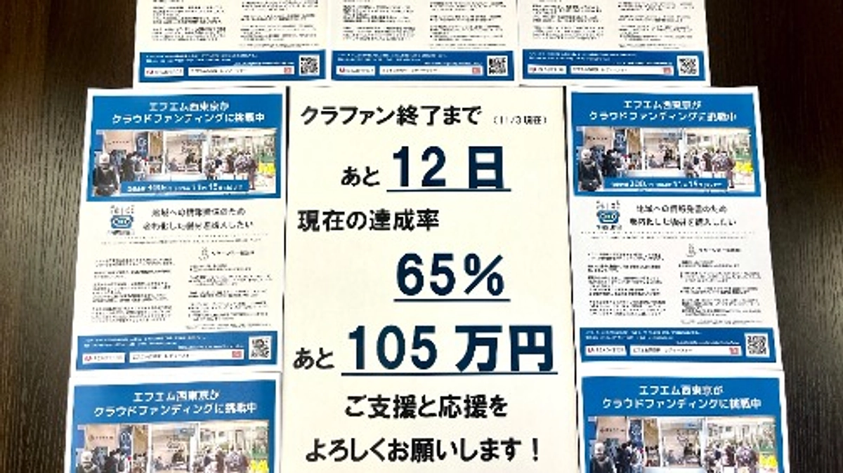 【残り12日】ご支援ありがとうございます。終盤戦に入りました！