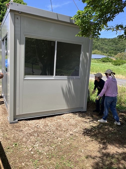 プレハブが来ました🏠