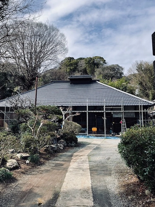 海瀬家住宅大屋根修繕終了いたしました。