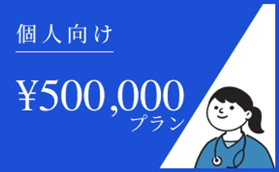 （個人向け）500,000円プラン