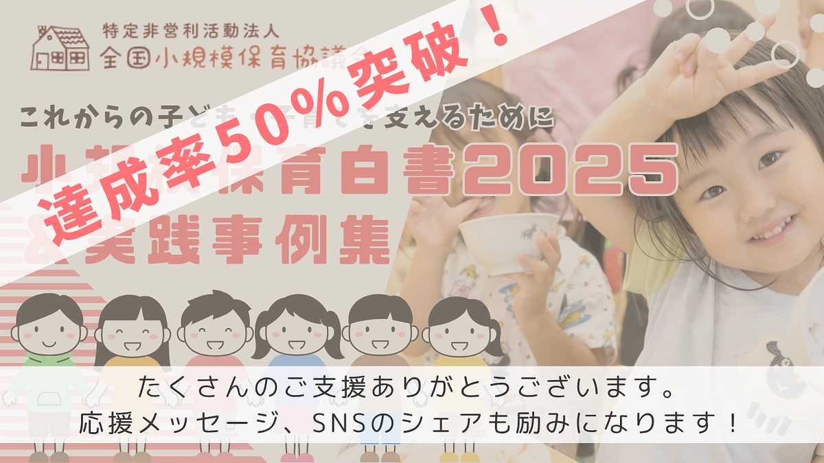 Day36　達成率50％突破🎊たくさんのご支援ありがとうございます！