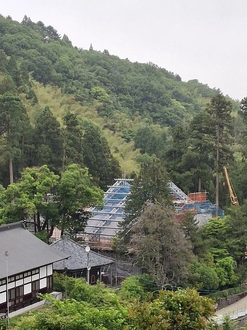 大安禅寺 修理工事の進捗について