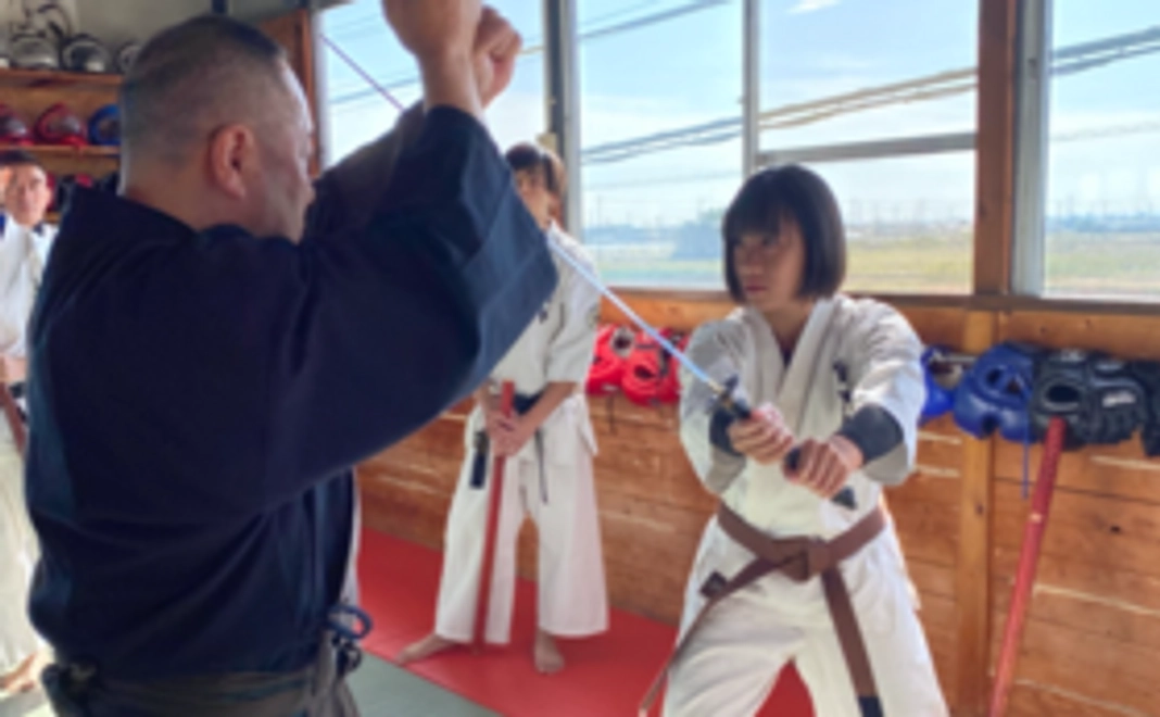 ちびっこ剣士・本格的！新陰流轉堂の袋撓＆剣術稽古３時間