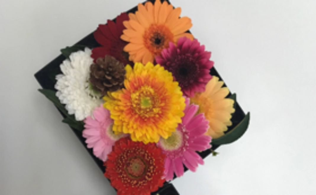 ガーベラのフラワーボックス