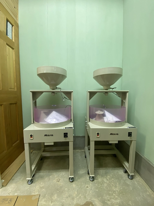 製粉機とプレオープン