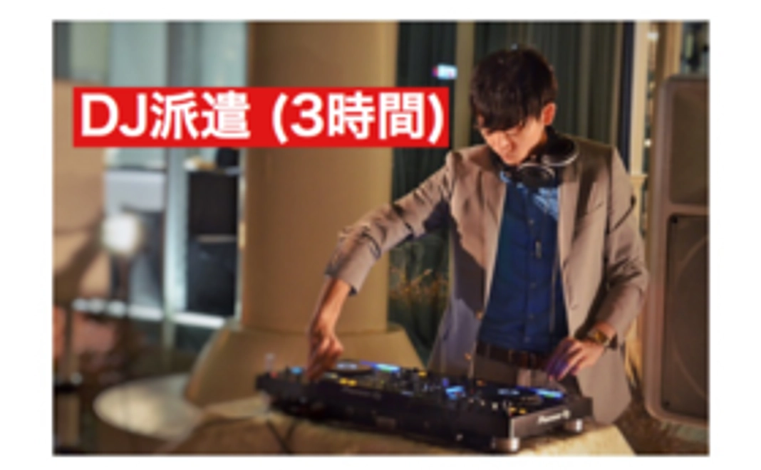 【法人向け】DJの派遣 (3時間)