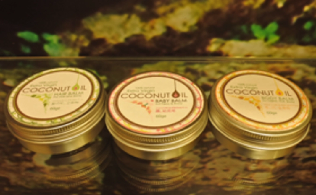 100%ナチュラルエキストラバージンココナッツオイルバーム60g