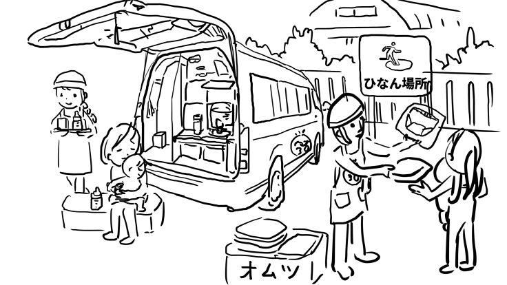 災害時にも活用できる、野外対応移動式託児車の最初の一台を作りたい