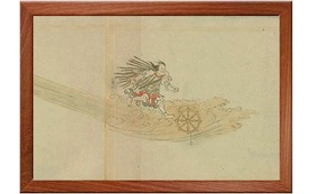 信貴山縁起絵巻 額入り