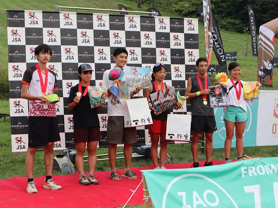 沢田愛里さん出場報告　9月9日 蔵王スカイラン（日本選手権）VERTICAL種目  優勝！