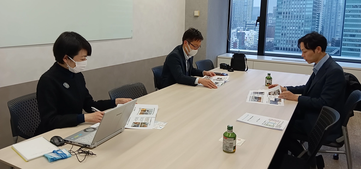 東京ガス株式会社様へ感謝状を贈呈いたしました