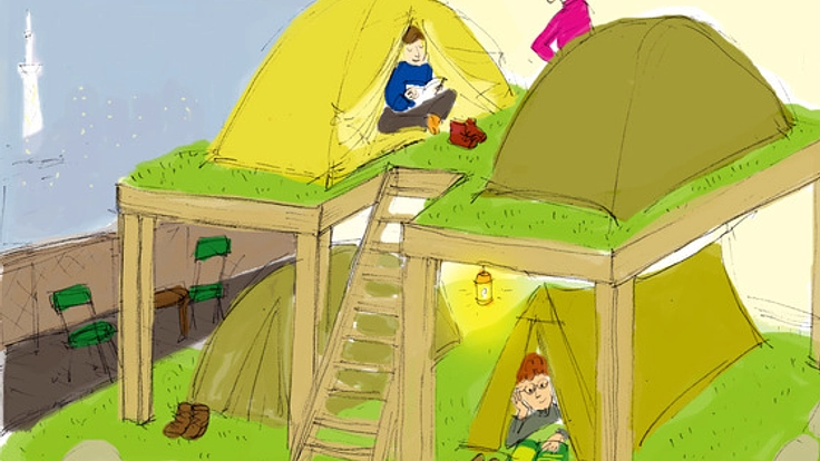 日本初の泊まれる登山用品店のキャンプ場をもっと拡張したい！