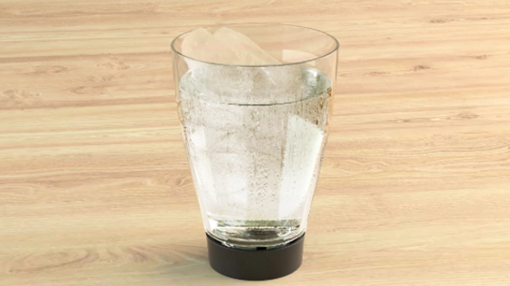 コースターの機能を内包したグラス「Re-coaster」