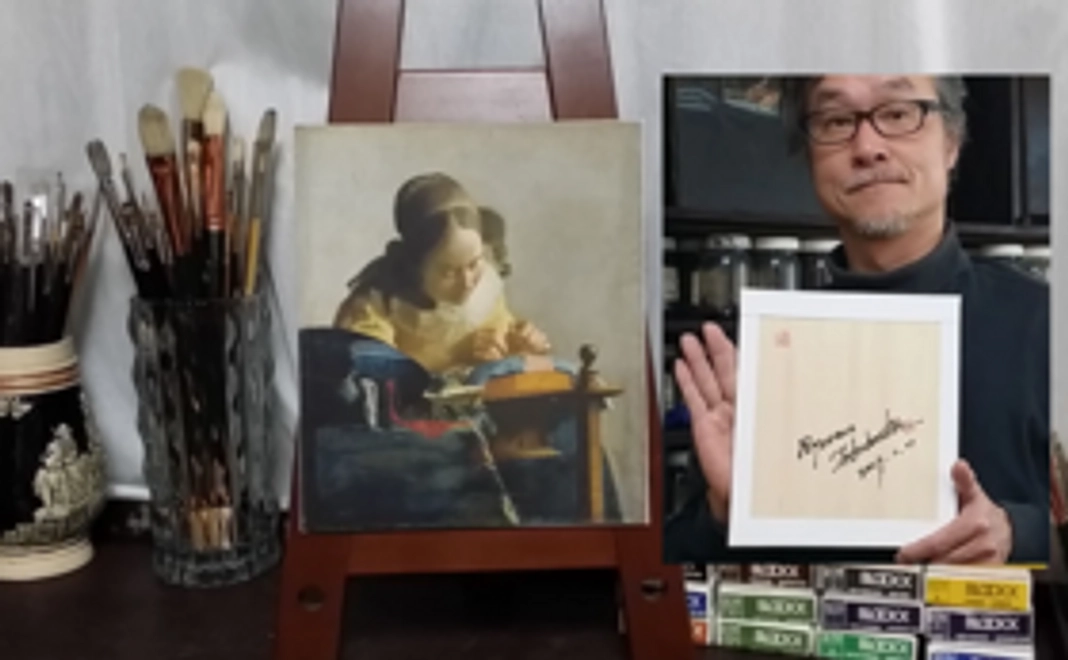 ①ミニチュアレプリカ ＊キャンバスプリント