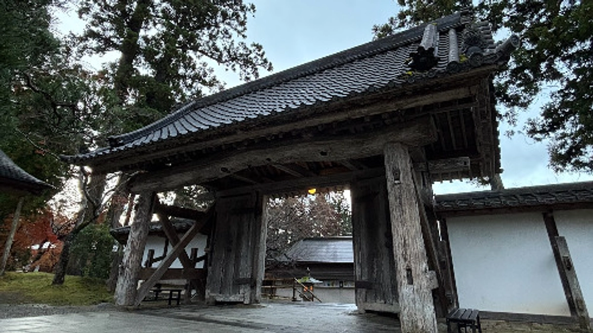 ご支援よろしくお願いいたします。｜本坊表門工事進捗